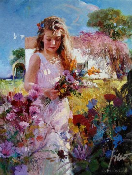 フラワーズ Painting - ピノ ダエニ 1 印象派の花